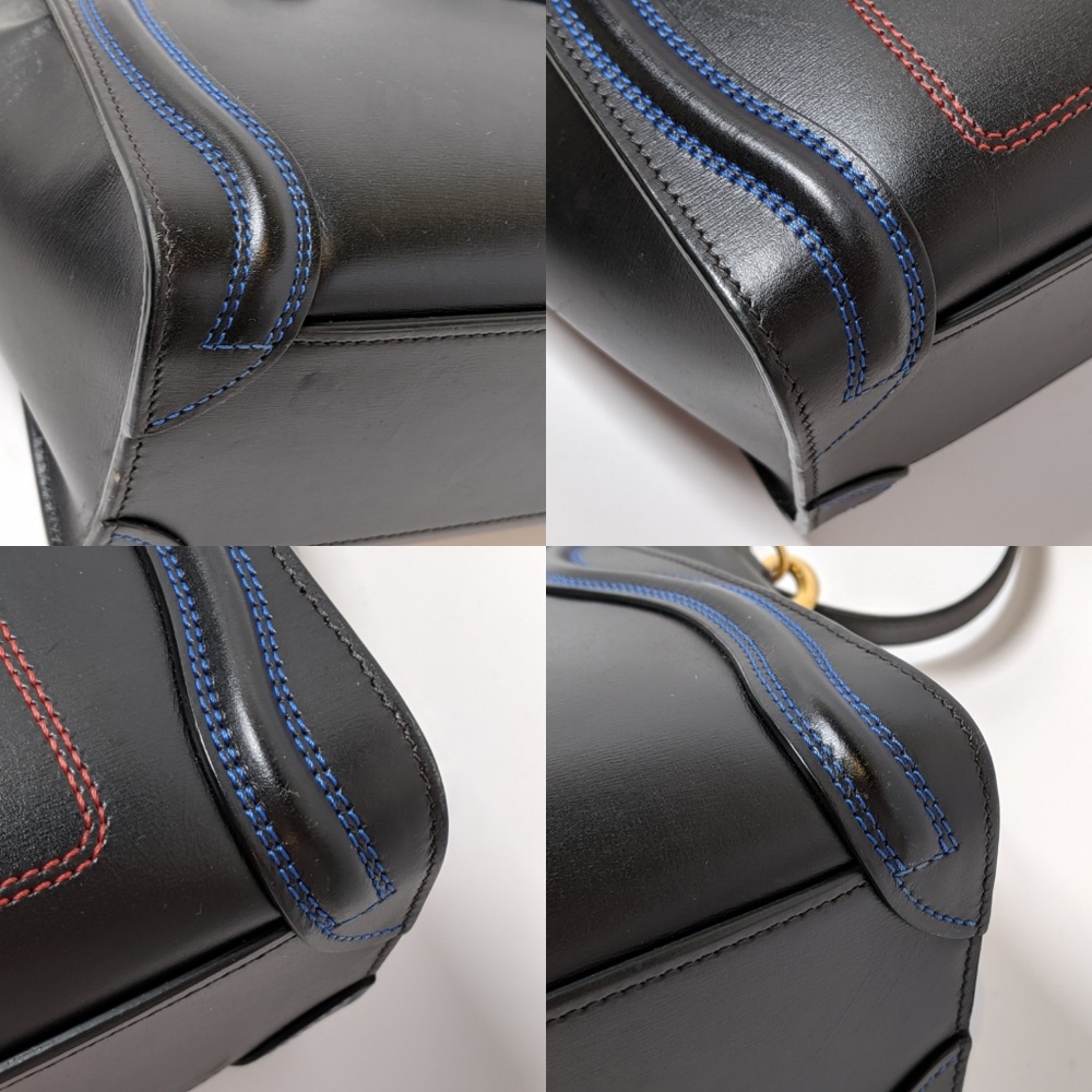 SOLD Celine Black Double Stitch Nano Crossbody - Picture 4 of 8